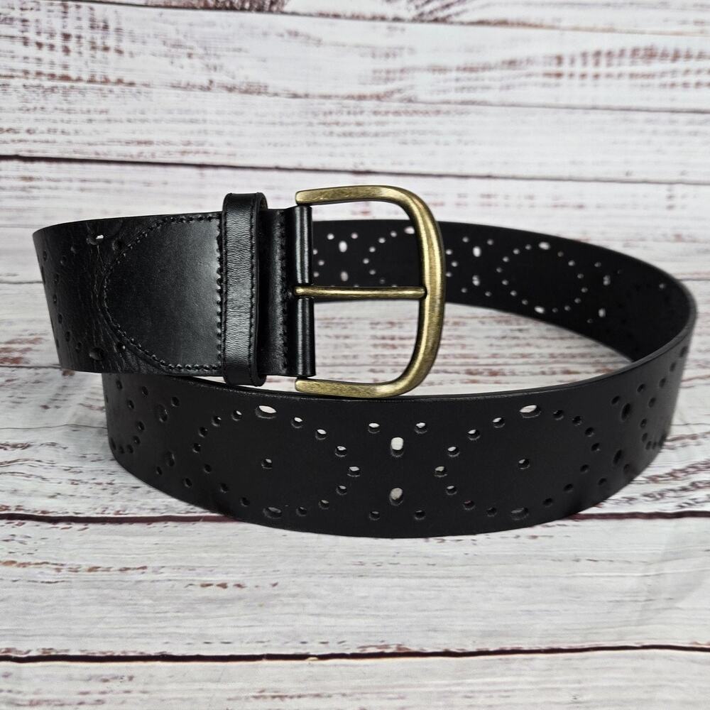 CAbi Black Belt with Gold Buckle